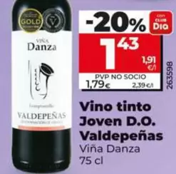 Viña Danza - Vino Tinto Joven D.o. Valdepenas