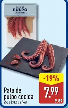Pata De Pulpo Cocida