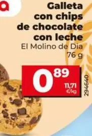 El Molino De Dia - Galleta Con Chips De Chocolate Con Leche