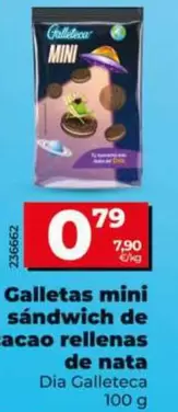Dia Galleteca - Galletas Mini Sandwich De Cacao Rellenas De Nata