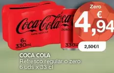 Coca-Cola - Refresco Regular O Zero