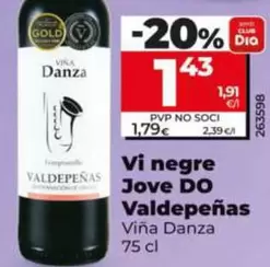 Viña Danza - Vino Tinto Joven D.o. Valdepenas 