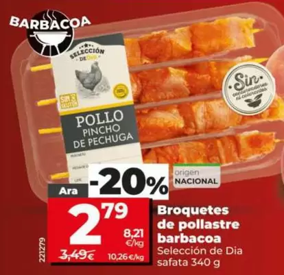 Seleccion De Dia - Pinchos De Pollo Barbacoa 
