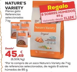 Nature's Variety - Pienso Gato