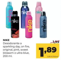 Nike - Desodorante A Sparkling Day, On Fire, Original, Pink, Sweet Blossom O Ultra Blue