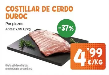 duroc - Costillar De Cerdo Duroc
