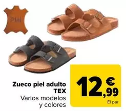TEX - Zueco Piel Adulto 