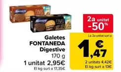 Fontaneda - Galetes Digestive