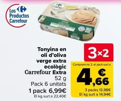 carrefour - Tonyina En Oli D'oliva Verge Extra Ecologic Extra