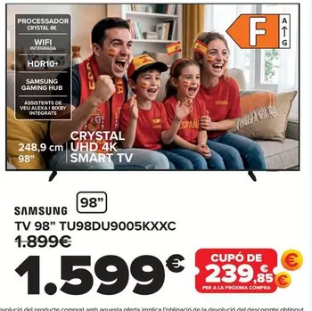 Samsung - TV 98" TU98DU9005KXXC