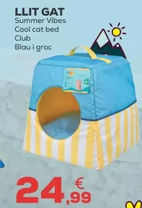 Cama Gato Summer Vibes Cool Cat Bed