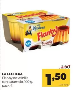 Nestlé - La Lechera Flanby De Vainilla Con Caramelo