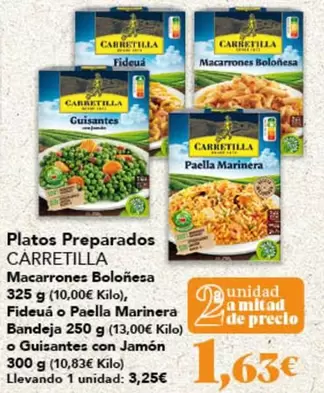 Carretilla - Platos Preparados
