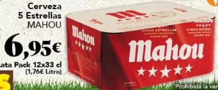 Mahou - Cerveza 5 Estrellas
