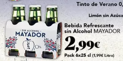 Mayador - Tinto De Verano 0, Limón Sin Azuca