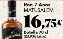 Matusalem - Ron 7 Años