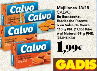 Calvo - Mejillones 13/18