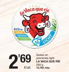 La vaca que ríe - Queso En Porciones Light