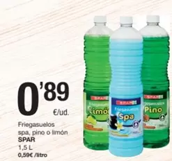 Spar - Friegasuelos Spa, Pino O Limón