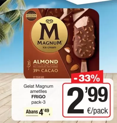 Frigo - Gelat Magnum Ametlles