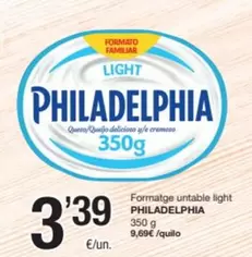 Philadelphia - Formatge Untable Light