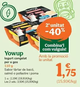 YowUp - Yogurt Helado Para Perro 
