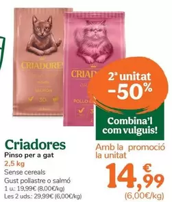 Criadores - Pienso Para Gato
