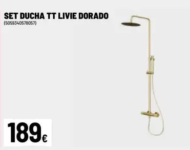 Set Ducha Tt Live Dorado