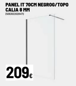 IT - Panel It 70cm Negrog/top0 Calia 8 Mm