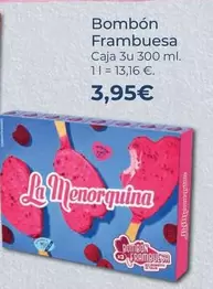 La Menorquina - Bombon Frambuesa