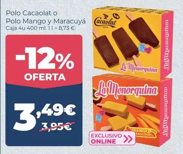 Cacaolat - Polo  O Polo Mango Y Maracuya