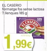 El Caserío - Formatge Fos Sense Lactosa