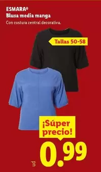 Esmara - Blusa Media Manga