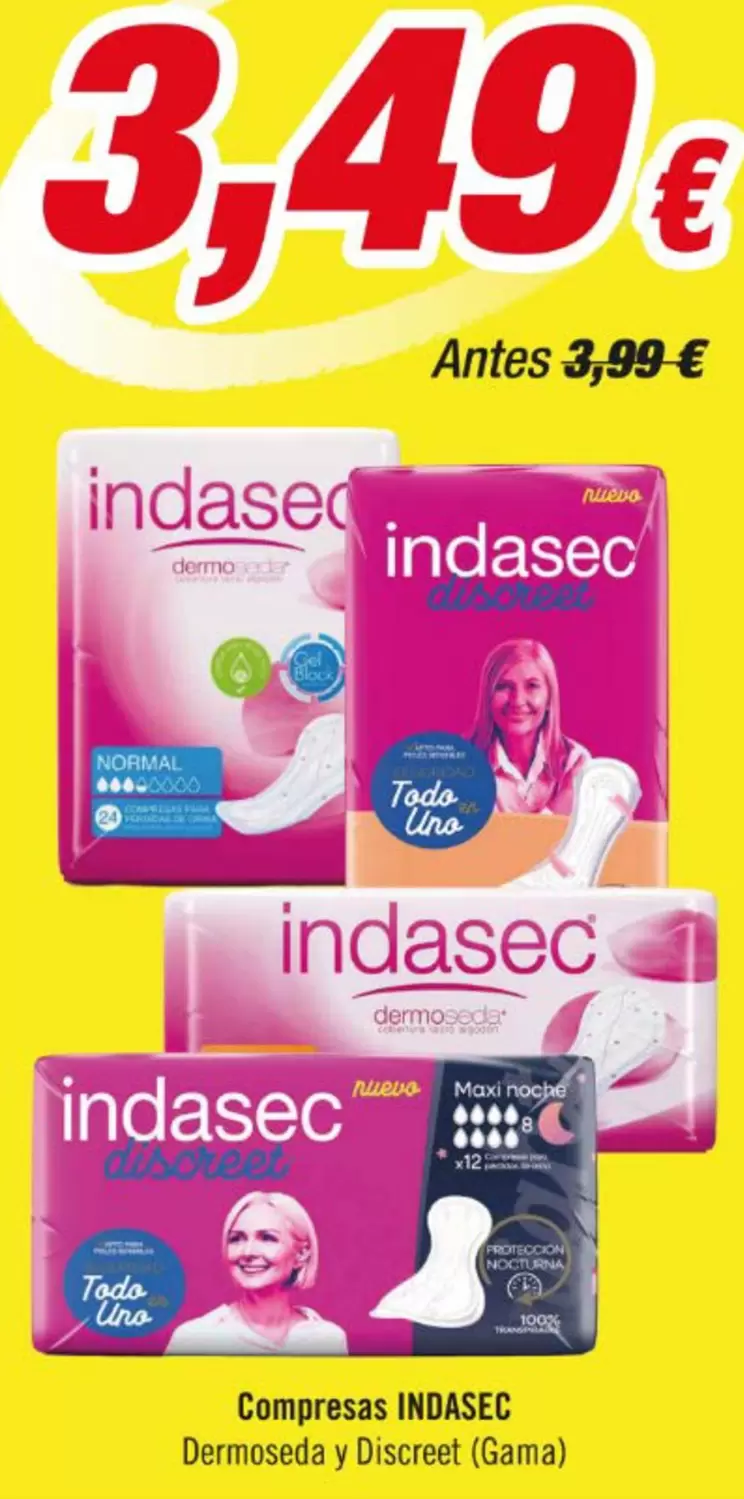 Indasec - Compresas