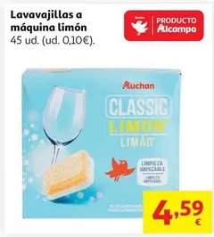 Auchan - Lavavajillas A Máquina Limón