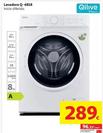 Qilive - Lavadora Q-6818