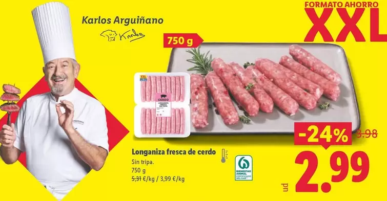 Longaniza Fresca De Cerdo