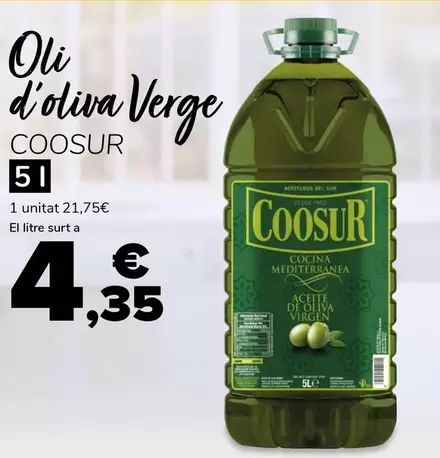 Coosur - Oli D'oliva Verge
