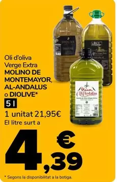 Molino Montemayor - Oli D'oliva Verge Extra