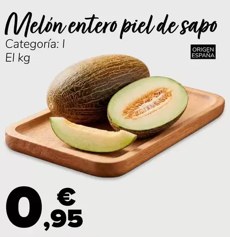 Melón Entero Piel De Sapo