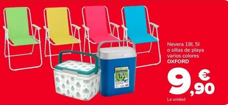 Oxford - Nevera 18l, 5l O Sillas De Playa 