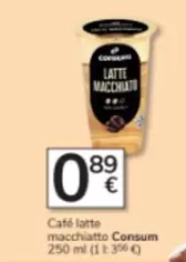 Consum - Cafe Latte Macchiatto