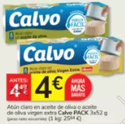 Calvo - Atun Claro En Aceite De Oliva O Aceite De Oliva Virgen Extra