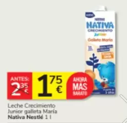 Nativa - Leche Crecimiento Junior Galleta Maria