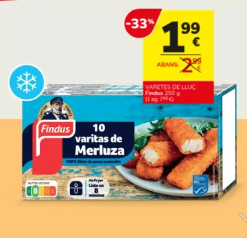 Findus - Varetes De Lluc Merluza