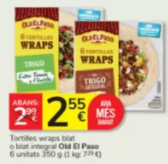 Old El Paso - Tortillas Wraps Blat O Blat Integral