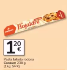 Consum - Pasta Fullada Rodona