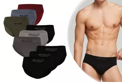 Lote de 3 calzoncillos sin costuras para hombre