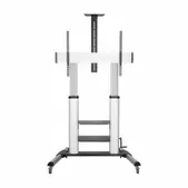 Soporte de Suelo Inclinable con Ruedas y Manivela Aisens FT100TE-125 para TV 60-100"/ hasta 100kg