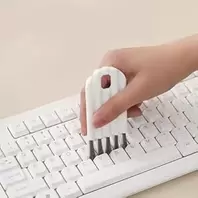1 Multifunctional Mini Cleaning Brush: soft brush keyboard cleaner, corner duster and key cleaner, great for computers, kitchen, windows and more